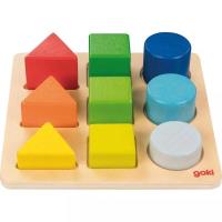 Opakowanie Plansza do sortowania kolory i kształty 9el