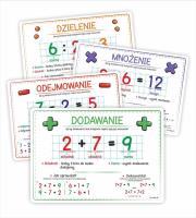 Opakowanie Plansze edu - Działania matematyczne 4 karty