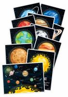 Plansze eukacyjne A4 - Kosmos 11 kart. Wydawca: LearnHow. SmakLiter.pl Opakowanie Plansze eukacyjne A4 - Kosmos 11 kart