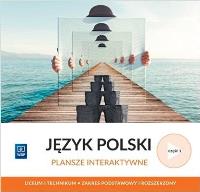 Okładka książki Plansze interaktywne.Język Polski LO cz.1 WSIP