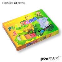Opakowanie Plastelina 8 kolorów