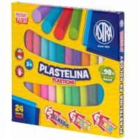 Opakowanie Plastelina Astra 24 kolorów