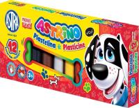 Opakowanie Plastelina Astrino 12 kolorów 6 opakowań mix