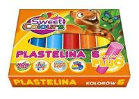 Opakowanie Plastelina fluo 6 kolorów