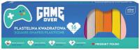 Opakowanie Plastelina kwadratowa 16 kolorów Game Over