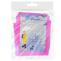 Opakowanie Płaszcz przeciwdeszczowy różowy