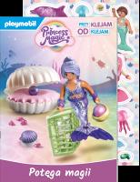 Okładka książki Playmobil Princess Magic. Potęga magii Przyklejam Odklejam