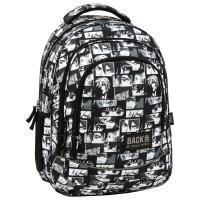 Opakowanie Plecak 3-komorowy BACKUP 5 model X43 czarno-biała Manga