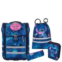 Opakowanie Plecak kasetonowy Disney core Mcneil Perfecto Set + piórnik + tuba + worek  Stitch