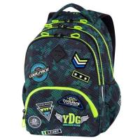 Opakowanie Plecak młodzieżowy Bentley Badges Boys Green