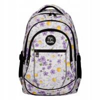 Plecak młodzieżowy Margaretki Fiołki CHIN&CHILLA. Wydawca: incood.. SmakLiter.pl Opakowanie Plecak młodzieżowy Margaretki Fiołki CHIN&CHILLA