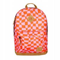 Plecak szachownica fioletowo-czerwona PAUL&CO. Wydawca: incood.. SmakLiter.pl Opakowanie Plecak szachownica fioletowo-czerwona PAUL&CO