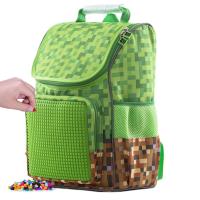 Opakowanie Plecak szkolny Kratka z zielonym panelem