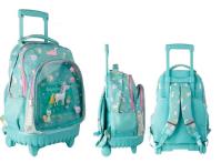 Opakowanie Plecak szkolny na kółkach Jednorożce