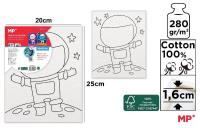 Opakowanie Płótno do malowania kosmonauta 20x25