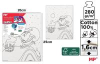 Opakowanie Płótno do malowania Mikołaj 20x25cm