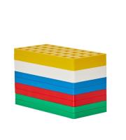 Plus-Plus Big Mix kolorowych podstawek. Wydawca: PLUS-PLUS. SmakLiter.pl Opakowanie Plus-Plus Big Mix kolorowych podstawek