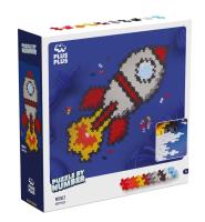 Plus-Plus Puzzle by number Rakieta. Wydawca: PLUS-PLUS. SmakLiter.pl Opakowanie Plus-Plus Puzzle by number Rakieta
