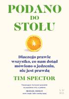 Podano do stołu. Autor: Tim Spector. SmakLiter.pl Okładka książki Podano do stołu