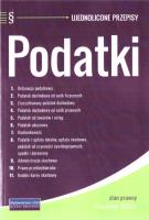 Podatki - ujednolicone przepisy stan na 11.04.2023. Autor:   Praca zbiorowa. SmakLiter.pl Okładka książki Podatki - ujednolicone przepisy stan na 11.04.2023