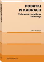 Podatki w kadrach. Autor: Styczyński Rafał. SmakLiter.pl Okładka książki Podatki w kadrach