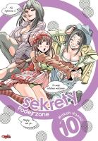 Podejrzane sekrety. Tom 10. Autor: Wakou Honna. SmakLiter.pl Okładka książki Podejrzane sekrety. Tom 10