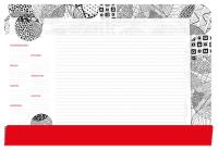 Podkład na biurko notes B3 - mandala do kolorowani. Wydawca: TETIS. SmakLiter.pl Opakowanie Podkład na biurko notes B3 - mandala do kolorowani