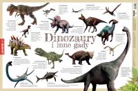 Okładka książki Podkładka na biurko dinozaury i inne gady