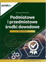 Podmiotowe i przedmiotowe środki dowodowe. Okiem praktyka. Autor: Bełdowska Katarzyna. SmakLiter.pl Okładka książki Podmiotowe i przedmiotowe środki dowodowe. Okiem praktyka