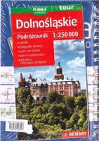 Okładka książki Podróżownik Dolnośląskie 1:250 000 + atlas sam.PL