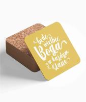 Opakowanie Podstawka korkowa - Będę wielbić Boga