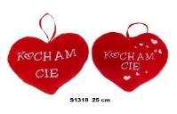 Opakowanie Poduszka Serce 25cm MIX