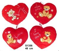 Opakowanie Poduszka Serce 48cm MIX