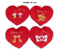 Opakowanie Poduszka Serce 57cm MIX