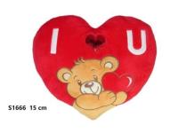 Opakowanie Poduszka Serce miś 15cm