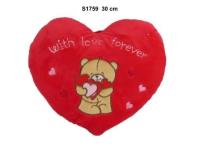 Opakowanie Poduszka Serce miś 30cm