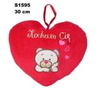 Opakowanie Poduszka Serce miś 30cm