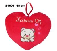 Opakowanie Poduszka Serce miś 48cm
