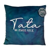 Opakowanie Poduszka z dedykacją. Tata ma zawsze rację