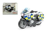 Pojazd motocykl policyjny ze światłem i dźwiękiem. Wydawca: SWEDE. SmakLiter.pl Opakowanie Pojazd motocykl policyjny ze światłem i dźwiękiem