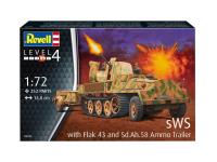 Opakowanie Pojazd1:72 sWS mit Flak-Aufbau als Sfl. mit 3,7cm