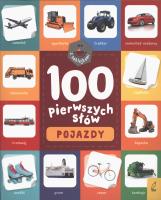 Okładka książki Pojazdy. 100 pierwszych słów z naklejkami