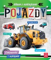 Okładka książki Pojazdy. Ciekawostki i wyklejanie. Album z naklejkami