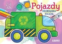 Pojazdy - kolorowankamalucha 2-4 lata. Autor: Lidia Szwabowska. SmakLiter.pl Okładka książki Pojazdy - kolorowankamalucha 2-4 lata