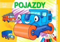 Pojazdy. Malowanka z wierszykami 3-6 lat. Wydawca: Literka. SmakLiter.pl Opakowanie Pojazdy. Malowanka z wierszykami 3-6 lat