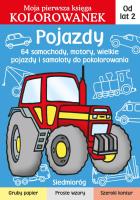 Okładka książki Pojazdy. Moja pierwsza księga kolorowanek