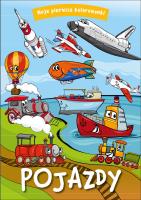 Pojazdy. Moje pierwsze kolorowanki. Autor: Opracowanie zbiorowe. SmakLiter.pl Okładka książki Pojazdy. Moje pierwsze kolorowanki