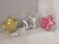 Opakowanie Pojemnik metalowy gwiazdka MIX