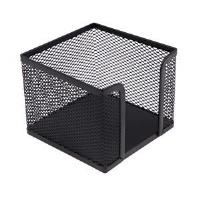 Opakowanie Pojemnik na karteczki metalowy czarny MEMOBE