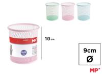 Opakowanie Pojemnik okrągły siatkowy na długopisy MIX